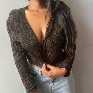 BlackxGold Long Sleeve  Shrug✨